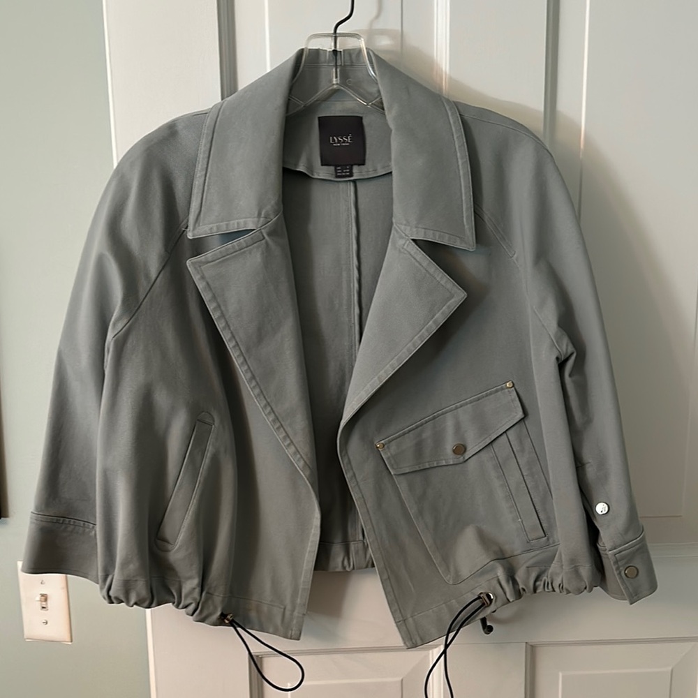 Lysse small Women's baby blue motorcycle jacket